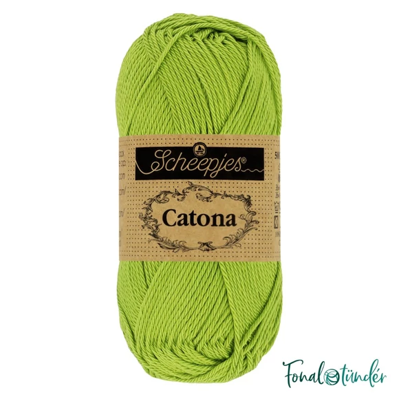 Scheepjes Catona 205 Kiwi green - zöld - pamut fonal  - cotton yarn