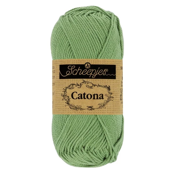 Scheepjes Catona 212 Sage Green - zsálya zöld - pamut fonal  - cotton yarn