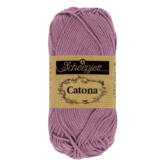 Scheepjes Catona 240 Amethyst - purple - lila - pamut fonal  - cotton yarn - 50 gramm