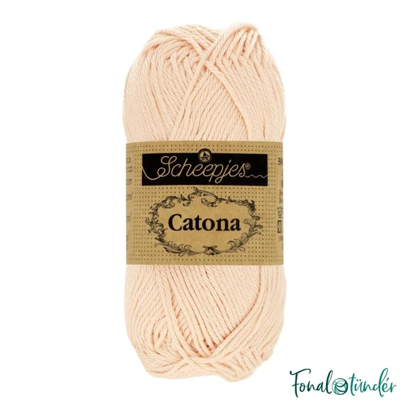 Scheepjes Catona 255 Nude - beige cotton yarn - bézs pamut fonal - 50gramm