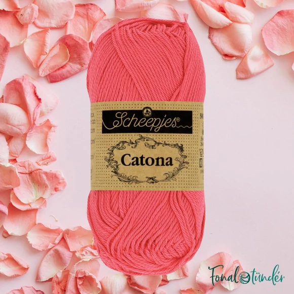 Scheepjes Catona 256 Cornelia Rose - pamut fonal  - cotton yarn -50gramm