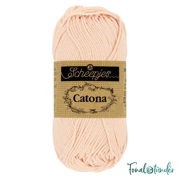 Scheepjes Catona Petal Peach 263 - pamut fonal  - cotton yarn - 50gramm