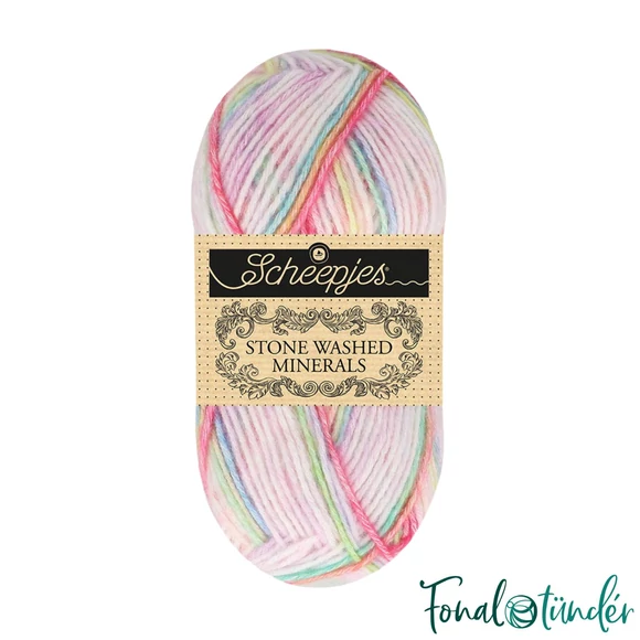 Scheepjes Stone Washed Minerals 906 Opal Ocean - színváltós fonal - gradient yarn