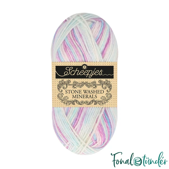 Scheepjes Stone Washed Minerals 907 Amethyst Mist - színváltós fonal - gradient yarn