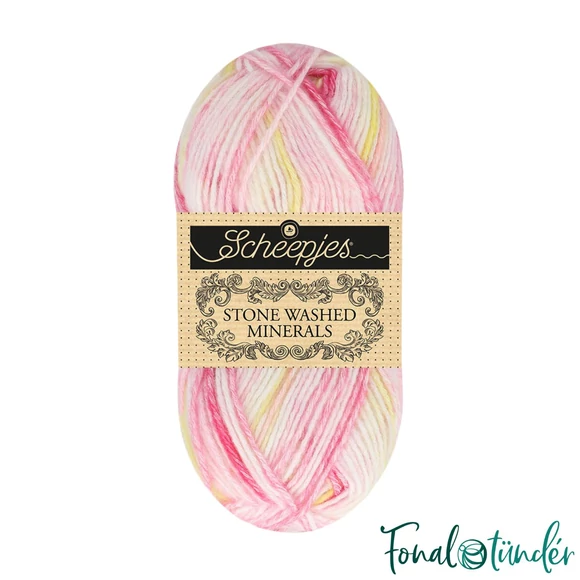 Scheepjes Stone Washed Minerals 908 Rhodo Radiance - színváltós fonal - gradient yarn