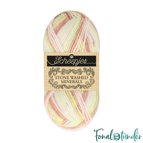 Scheepjes Stone Washed Minerals 910 Garnet Glory - színváltós fonal - gradient yarn
