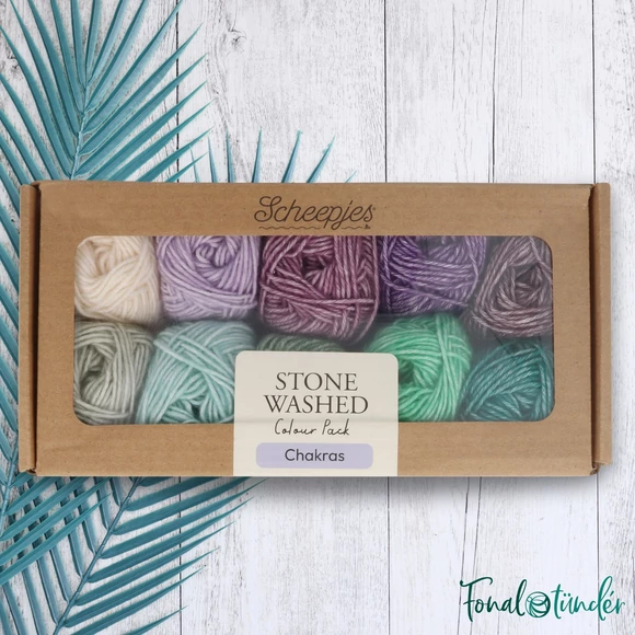 Scheepjes Stone Washed Chakras - Fonalcsomag  - yarn pack