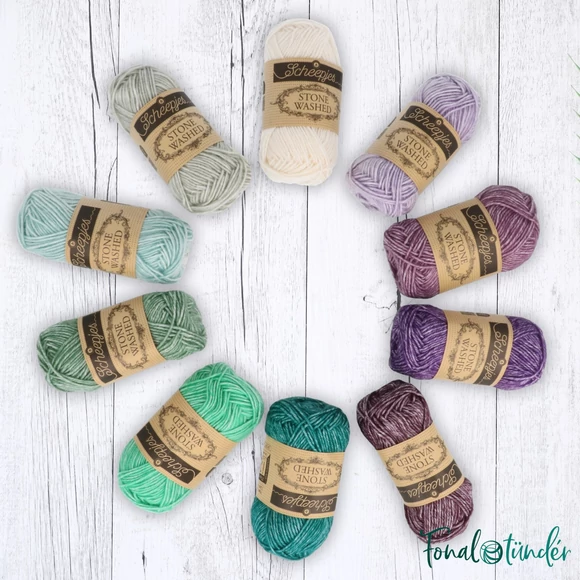 Scheepjes Stone Washed Chakras - Fonalcsomag  - yarn pack