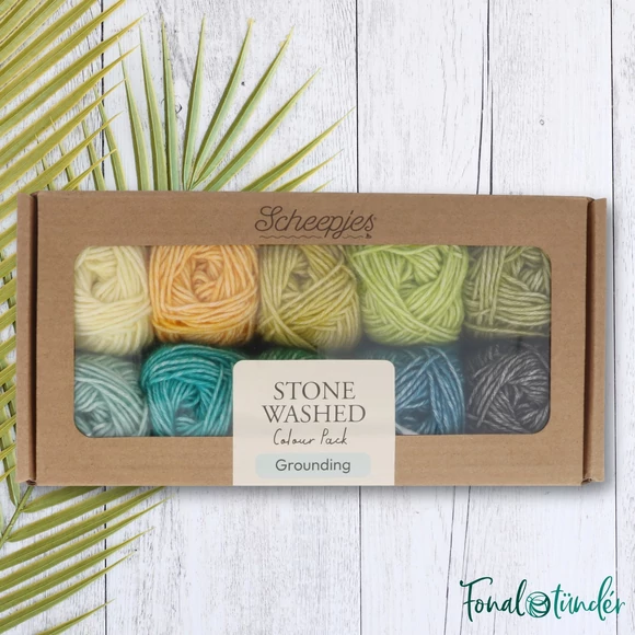 Scheepjes Stone Washed Grounding - Fonalcsomag  - yarn pack