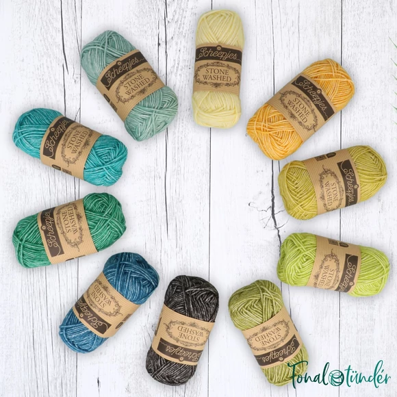 Scheepjes Stone Washed Grounding - Fonalcsomag  - yarn pack
