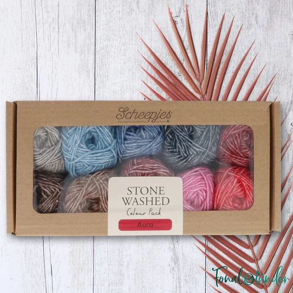 Scheepjes Stone Washed Aura - Fonalcsomag  - yarn pack