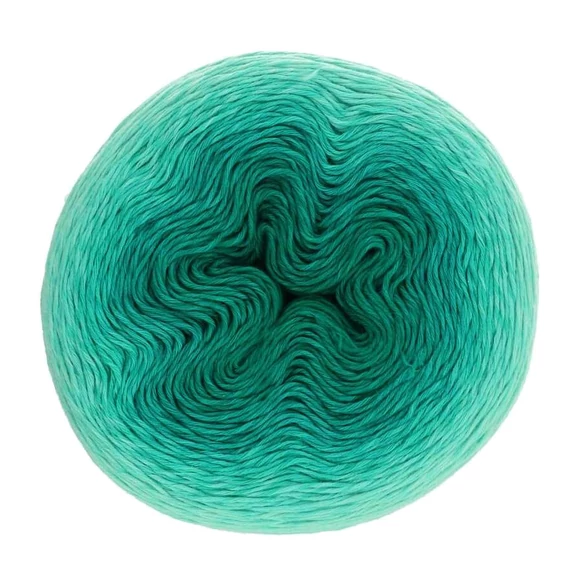 Scheepjes Whirl 560 Jade JimJam - turquoise - türkiz - keverék fonal - yarn cake