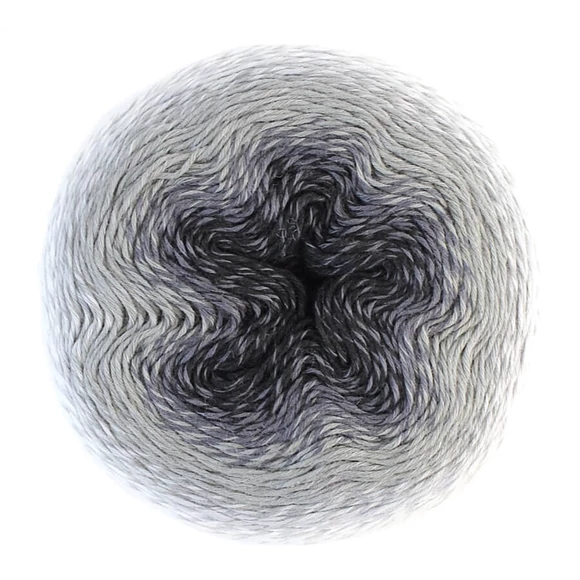 Scheepjes Whirl 751 Liquorice Yumyum - keverék fonal - yarn cake