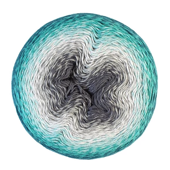 Scheepjes Whirl 754 Green Tea Tipple - keverék fonal - yarn cake