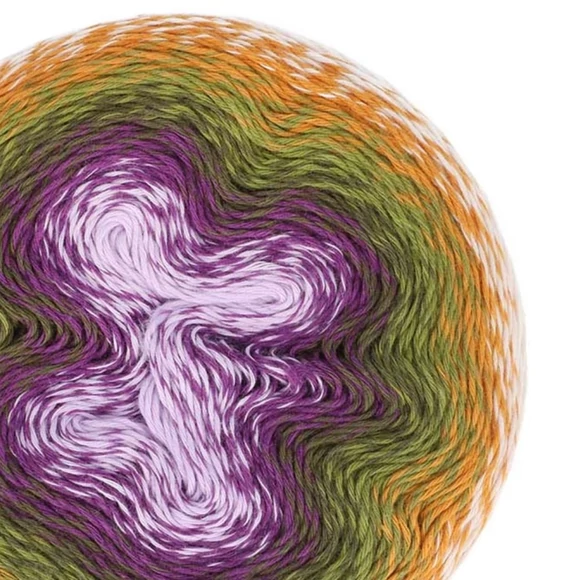 Scheepjes Whirl 791 Kiwi Crush Crumble - színátmenetes fonal - yarn cake