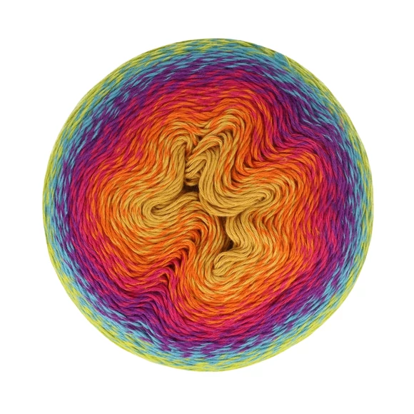 Scheepjes Whirl 7792 Rainbow Popsicle - színátmenetes fonal - yarn cake