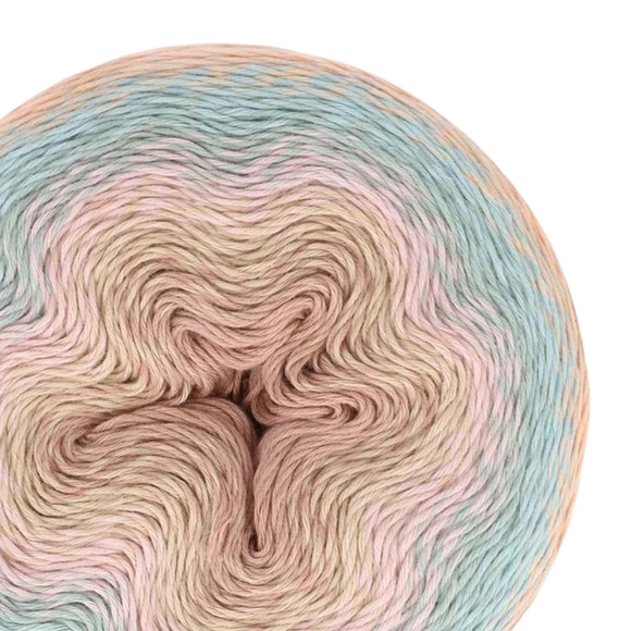 Scheepjes Whirl 795 Pastel Parfait - színátmenetes fonal - yarn cake