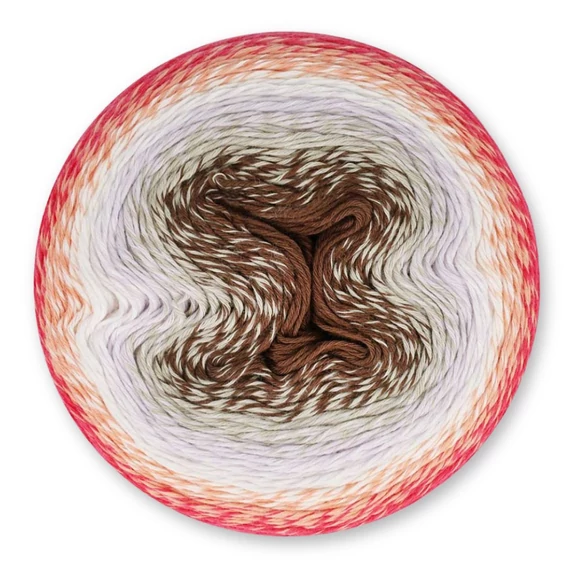 Scheepjes Whirl 798 Berry on top - színátmenetes fonal - yarn cake