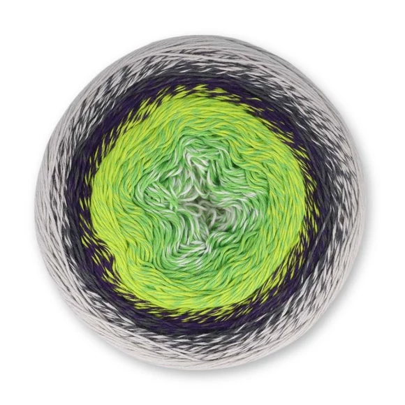 Scheepjes Cotton Whirl 704 Pistachio Palette - színátmenetes fonal - yarn cake