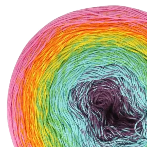 Scheepjes Cotton Whirl 711 Sprinkles - színátmenetes fonal - yarn cake