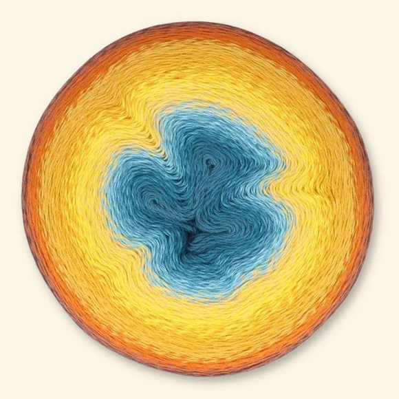 Scheepjes Mega Whirl - 402 Spiceberry - színátmenetes fonal - yarn cake