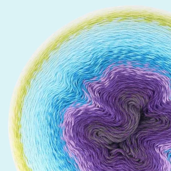 Scheepjes Mega Whirl - 403 Noctura színátmenetes fonal - yarn cake