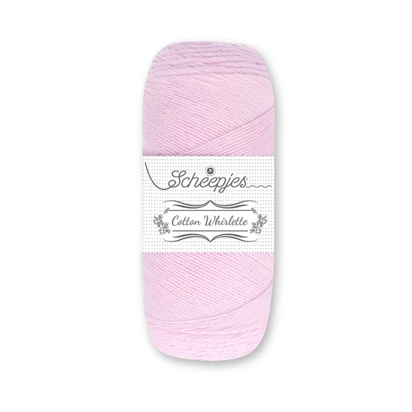 Scheepjes Cotton Whirlette 814 Cotton Candy - rózsaszín fonal - pink yarn