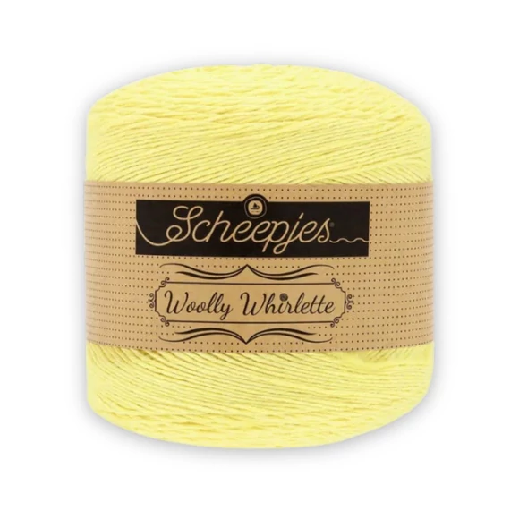 Scheepjes Whirlette 571 Custard yellow yarn - citromsárga fonal