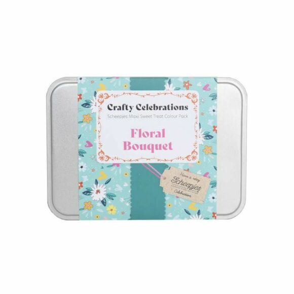 Scheepjes Crafty Celebration Colour Pack - Kézműves Tavasz - fonalcsomag fémdobozban - virágos