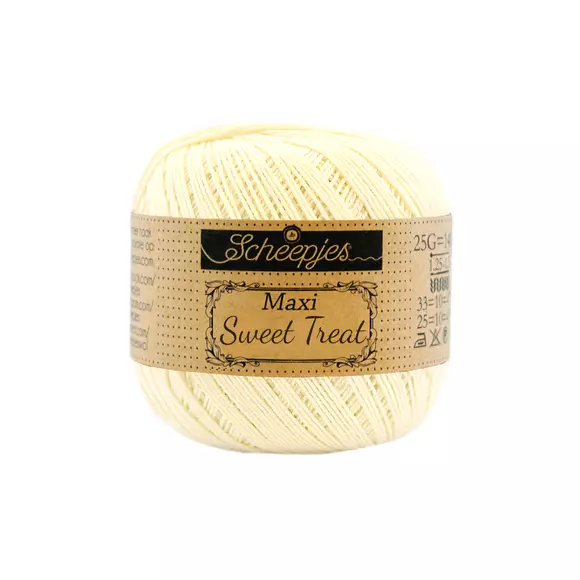 Scheepjes Maxi Sweet Treat 101 Candle Light - pamut fonal  - cotton yarn