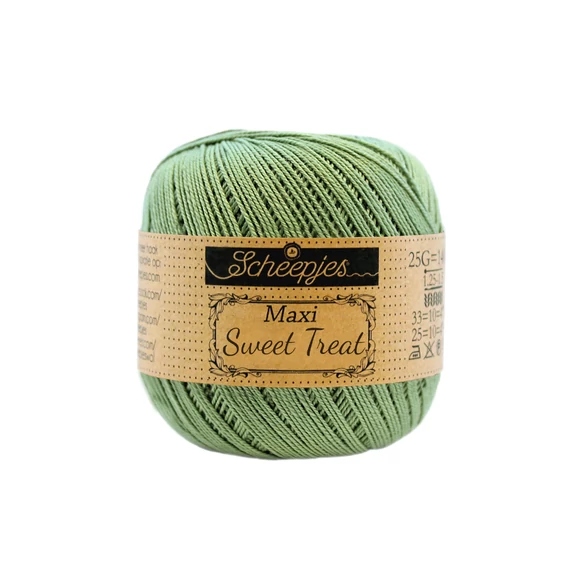 Scheepjes Maxi Sweet Treat 212 Sage Green - pamut fonal  - cotton yarn
