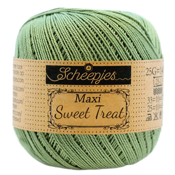 Scheepjes Maxi Sweet Treat 212 Sage Green - pamut fonal  - cotton yarn