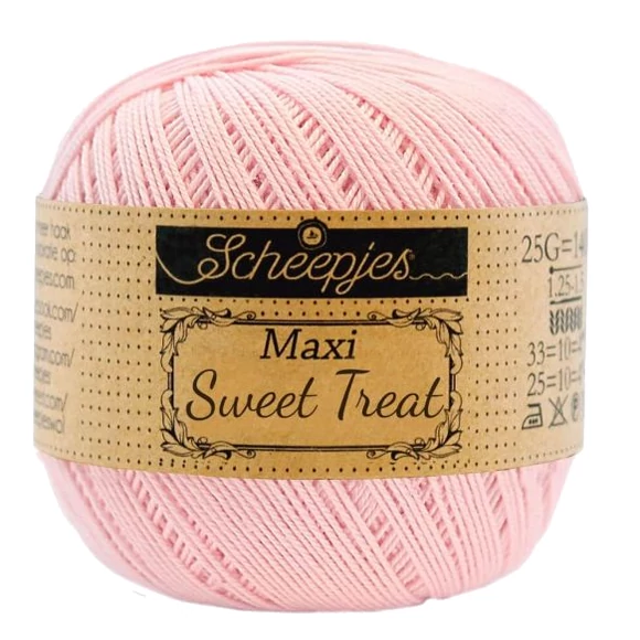 Scheepjes Maxi Sweet Treat Powder Pink 238 - pamut fonal  - cotton yarn