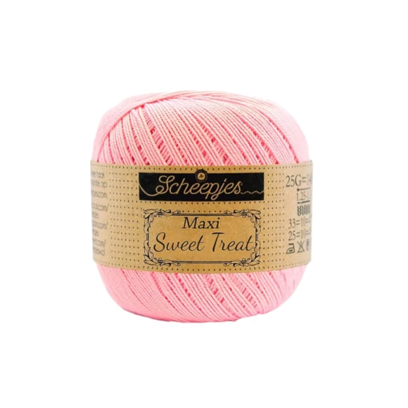 Scheepjes Maxi Sweet Treat 749 Pink - pamut fonal  - cotton yarn