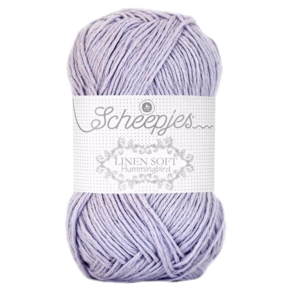 Scheepjes Linen Soft 624 - lilac - lila - len keverék fonal - yarn blend