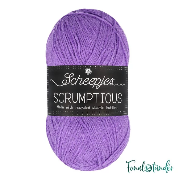 Scheepjes Scrumptious 320 Sweet Potato Mochi - lila öko akril fonal - recycled purple acrylic yarn blend