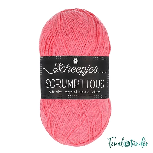 Scheepjes Scrumptious 321 Rose Barfi - pink acrylic yarn