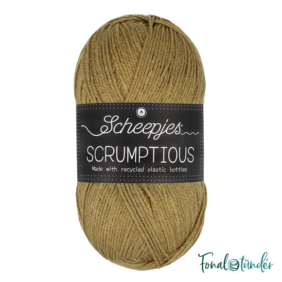 Scheepjes Scrumptious 327 Lemon Poppy Seed Loaf - green acrylic yarn