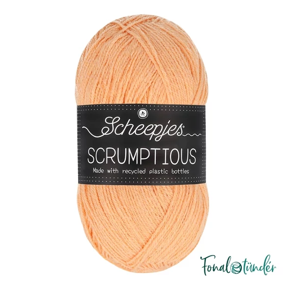 Scheepjes Scrumptious  332 Orange Cheesecake - orange acrylic yarn