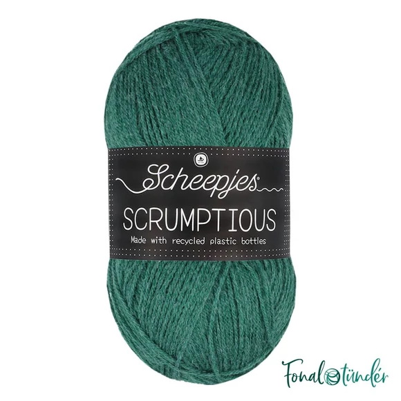 Scheepjes Scrumptious 338 Spirulina Bites - green acrylic yarn