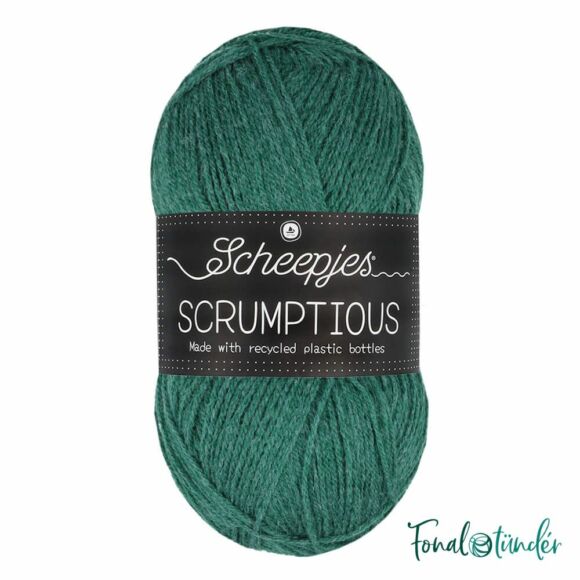 Scheepjes Scrumptious 338 Spirulina Bites - zöld öko akril fonal - recycled green acrylic yarn