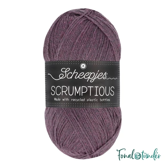 Scheepjes Scrumptious 347 Choco Raspberry Bavarois - lila akril fonal