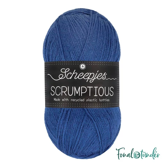 Scheepjes Scrumptious 352 Butterfly Pea Mousse - kék akril fonal