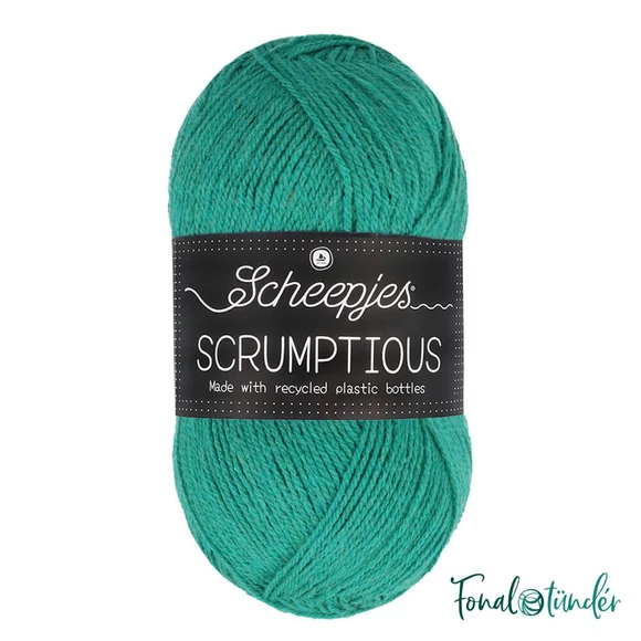 Scheepjes Scrumptious 353 Mint Chocolate Cookie - türkiz öko akril fonal - recycled acrylic yarn blend