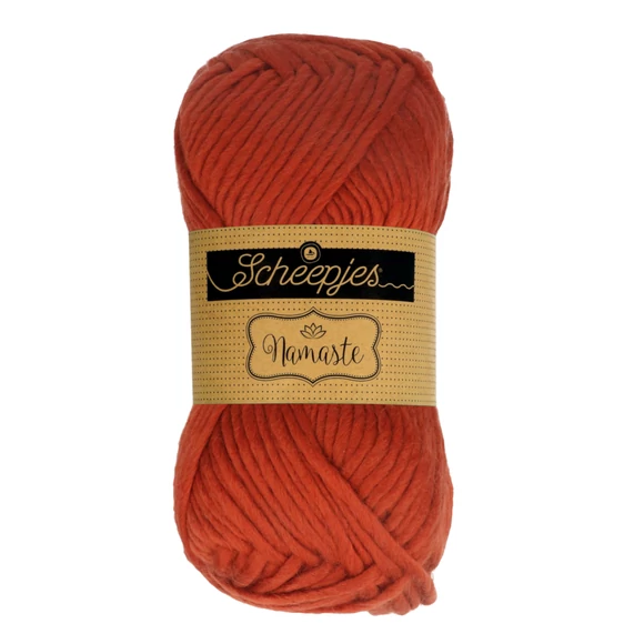 Scheepjes Namaste 618 Gate - narancs-vörös gyapjú fonal - orange-red yarn blend