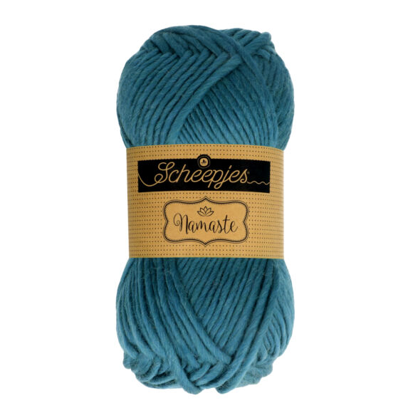 Scheepjes Namaste 629 Upward Bow - áfonyakék gyapjú fonal - blueberry blue yarn blend