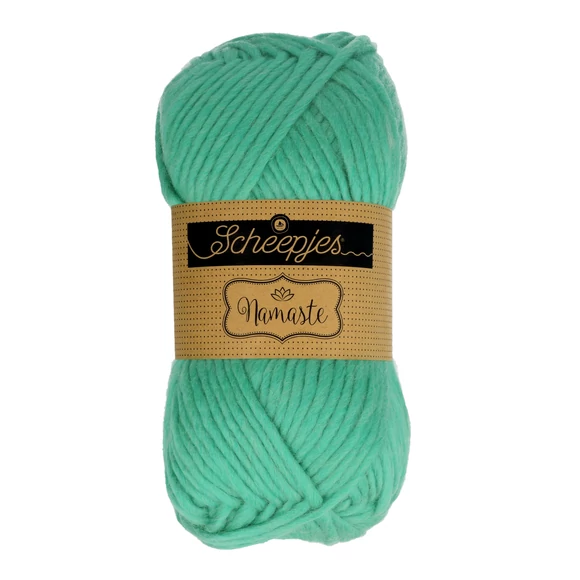 Scheepjes Namaste 630 Upward Salute - jadezöld gyapjú fonal - jade green yarn blend