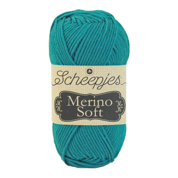 Scheepjes Merino Soft 617 Cézanne - kék gyapjú fonal - blue yarn blend
