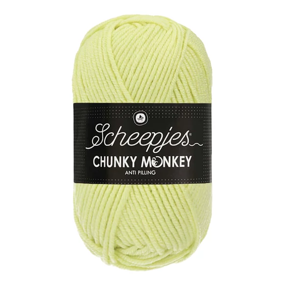 Scheepjes Chunky Monkey 1020 Mint - mentazöld akril fonal - mint-green acrylic yarn