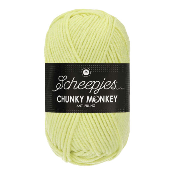 Scheepjes Chunky Monkey 1020 Mint - mentazöld akril fonal - mint-green acrylic yarn